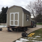 Shed move from Lanon WI to Germantown WI